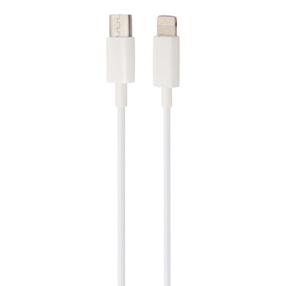 USB-C кабель "LP" Apple Lightning 8-pin (белый/европакет)