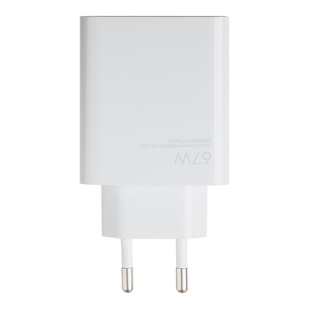 Сетевое зарядное устройство Xiaomi Mi Charger EU 67W MDY-12-EM без упаковки (белое)