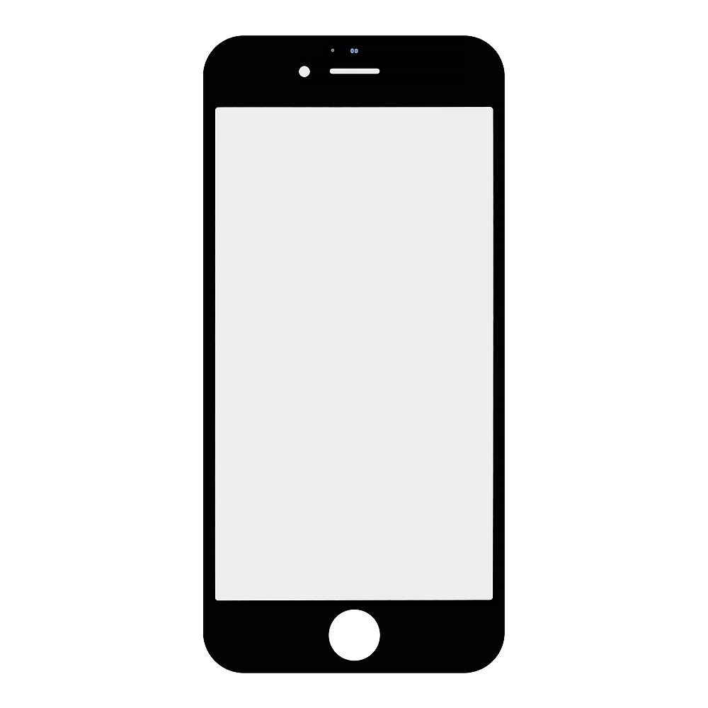 Стекло в сборе с рамкой для iPhone 6 (черный)