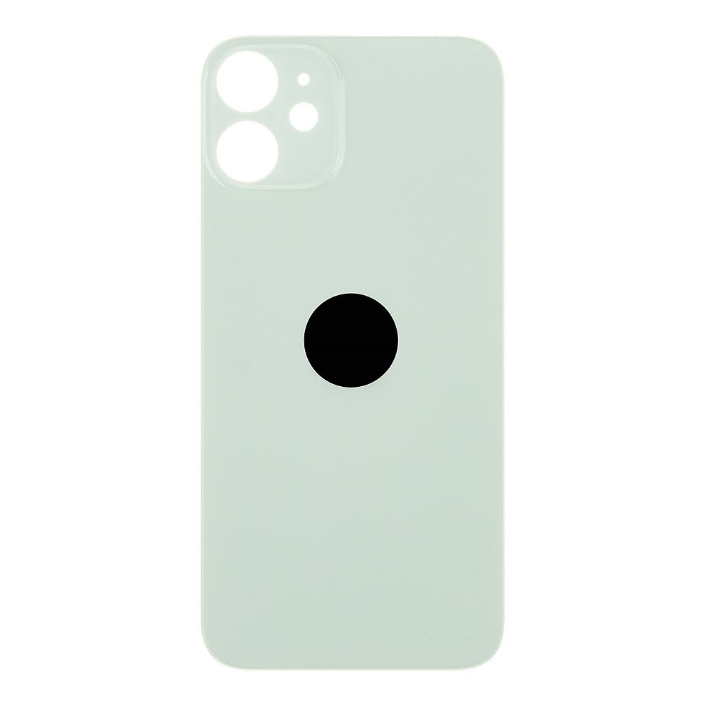 Задняя крышка для iPhone 12 mini (зеленый) с логотипом, монолит