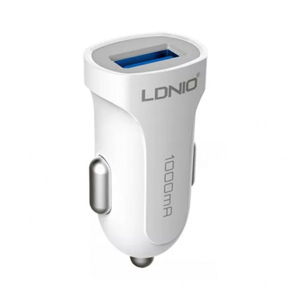 АЗУ "LDNIO" 1 USB 1А + кабель Micro USB DC-17 S4 (белое/коробка)