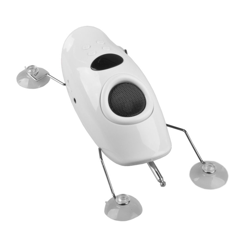 Колонка беспроводная Bluetooth "Таракан" (белая/коробка)