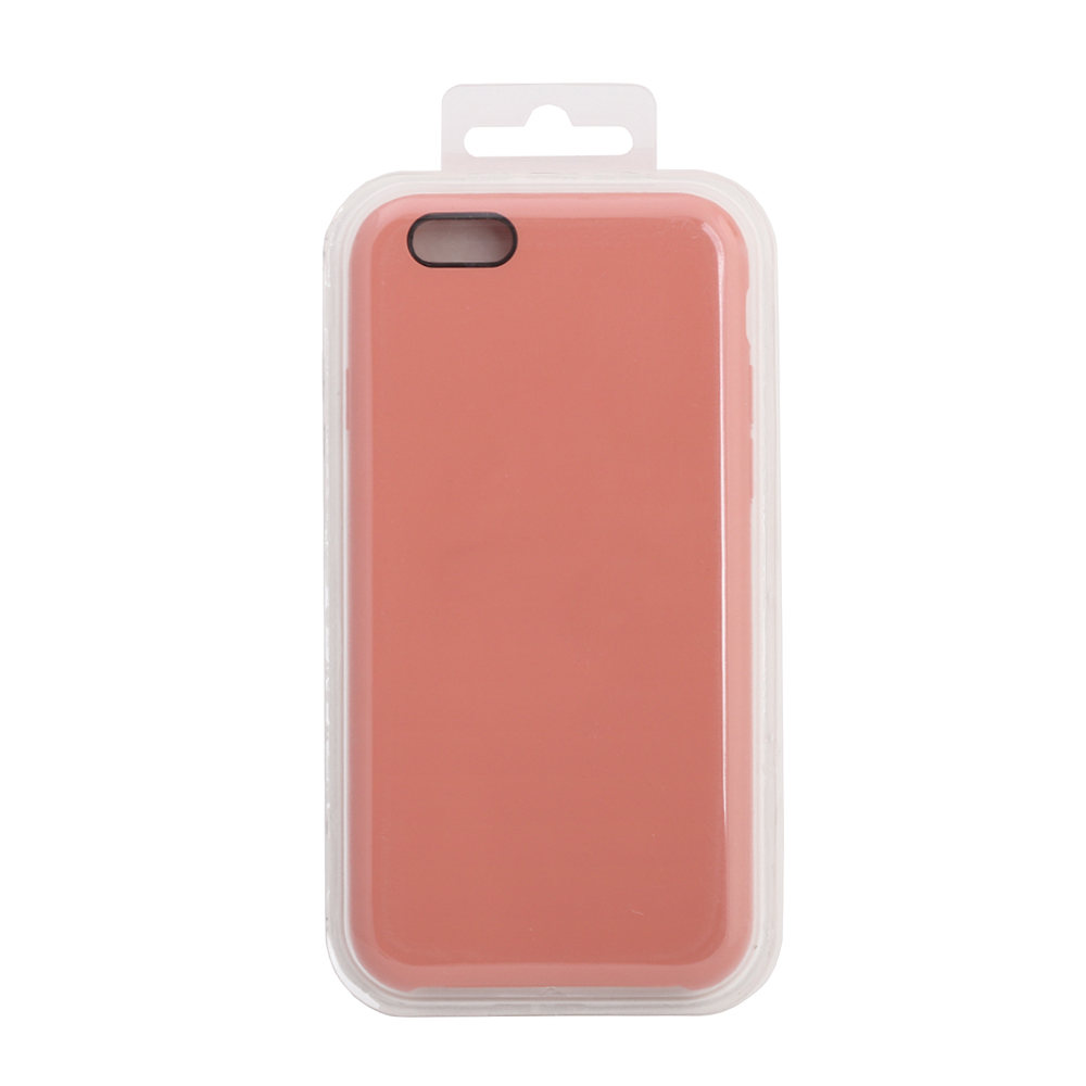 Силиконовый чехол для iPhone 6/6S "Silicone Case" (персиковый, блистер) 27