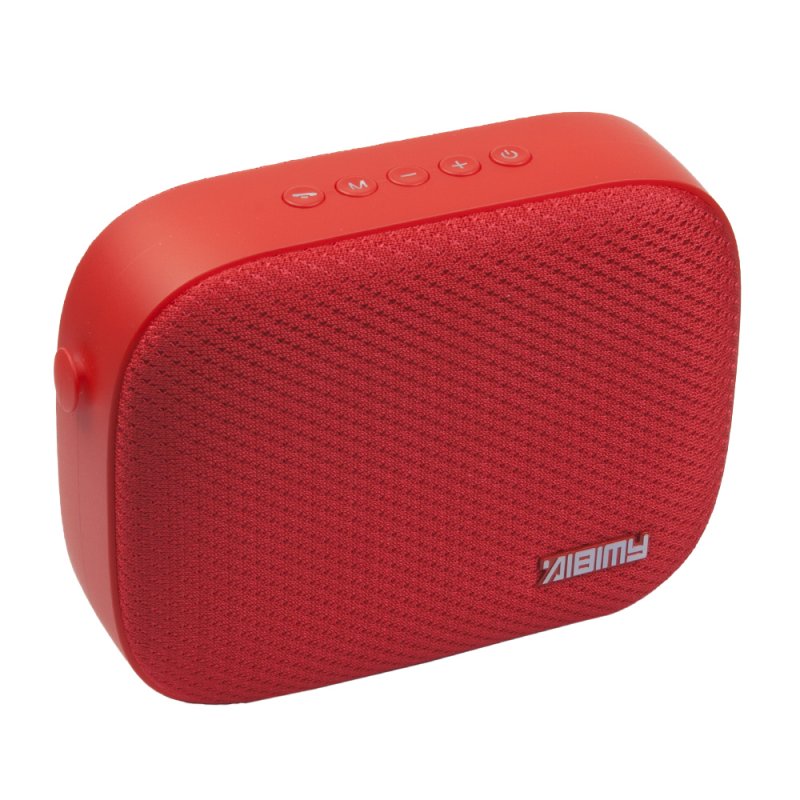 Колонка беспроводная Bluetooth "MY550BT" MicroSD/USB/AUX (красная/коробка)