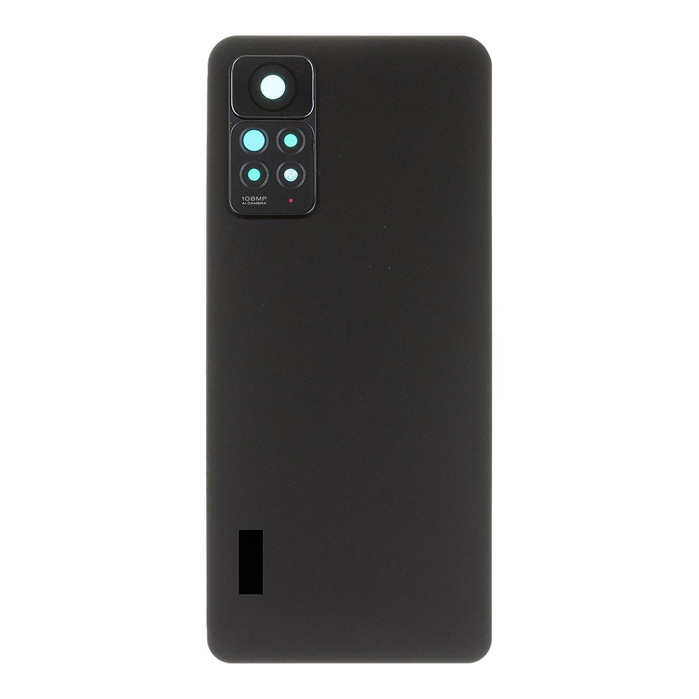 Задняя крышка для Xiaomi Redmi Note 11 Pro 4G/5G со стеклом камеры (черный)