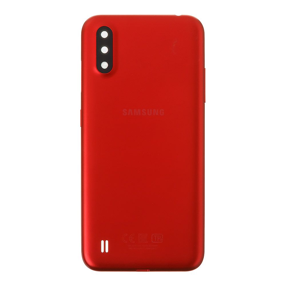 Задняя крышка для Samsung Galaxy A01 SM-A015 (красный)