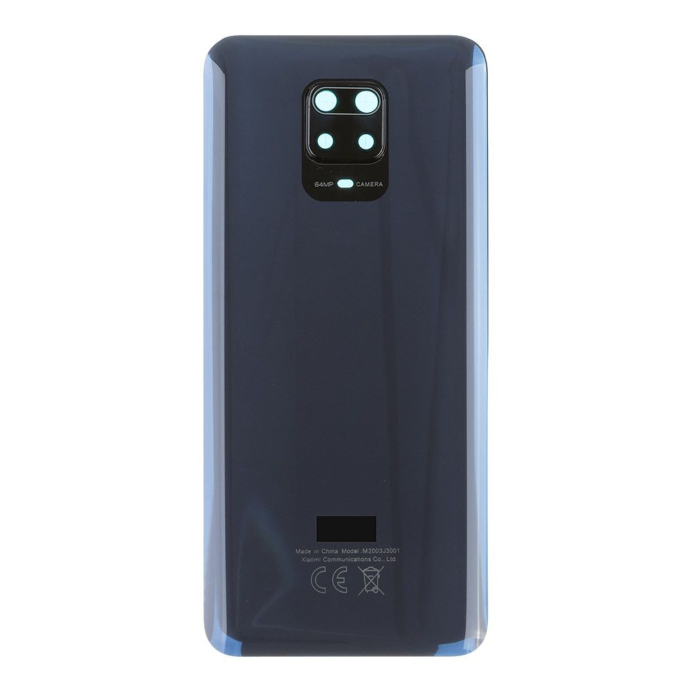 Задняя крышка для Xiaomi Redmi Note 9S/9 Pro со стеклом камеры (синий)