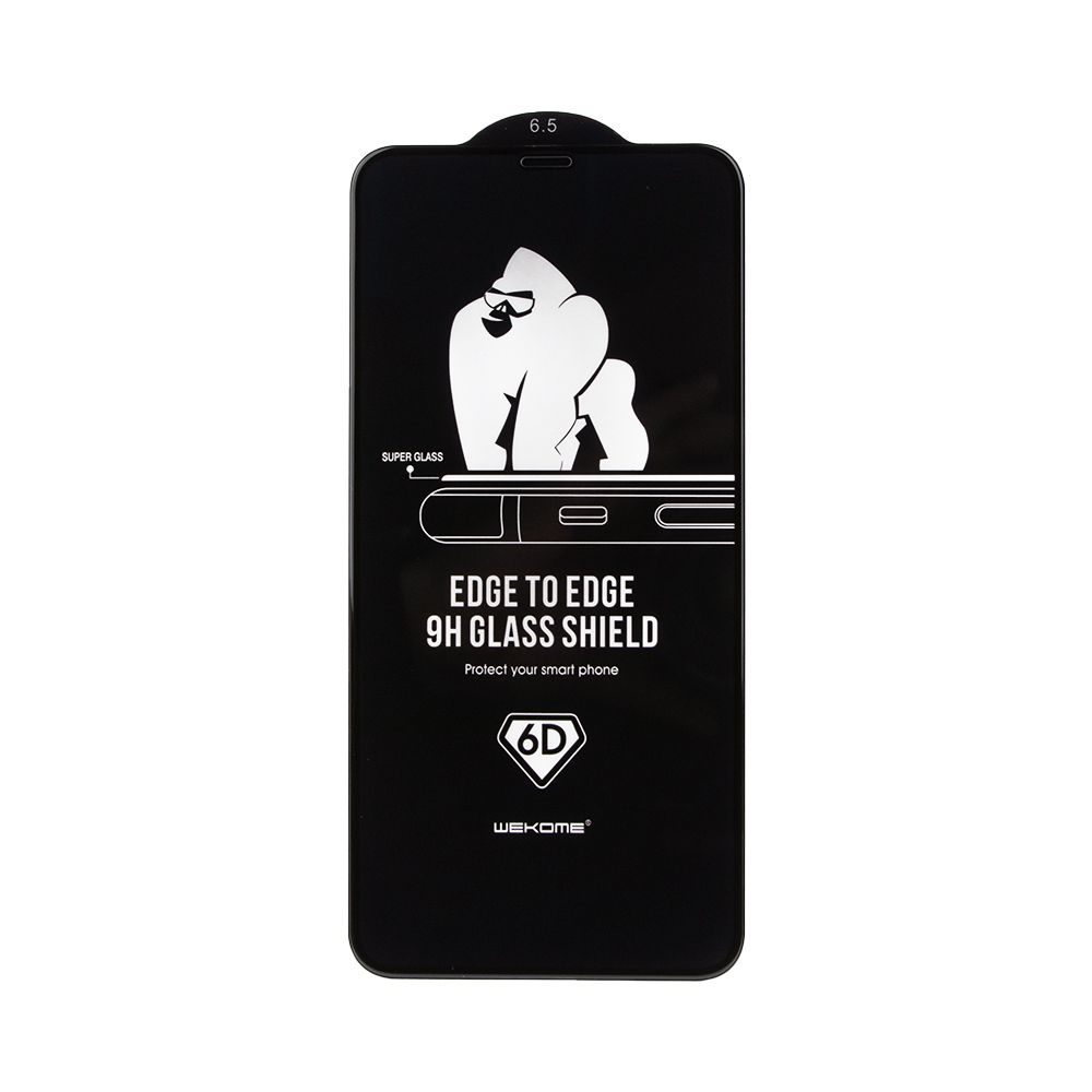 Защитное стекло WK Kingkong WTP-40 6D Curved HD для iPhone 11 Pro Max/Xs Max с черной рамкой 0.22 мм