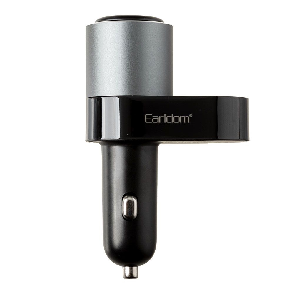 АЗУ Earldom ET-CS3 1xUSB, 1xUSB-С, QC3.0, 3A, PD45W, 1 гнездо прикуривателя (черный)
