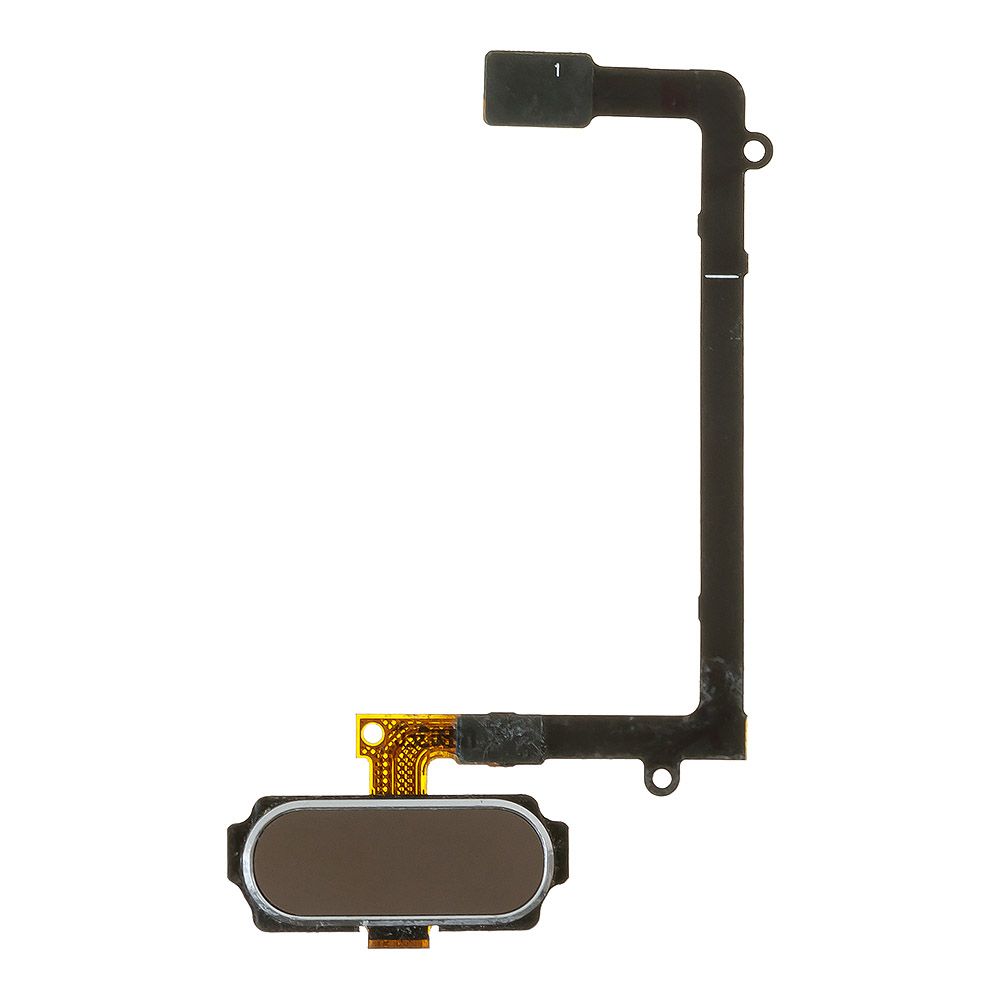 Шлейф/FLC Samsung Galaxy S6 Edge (с кнопкой Home) золотистый