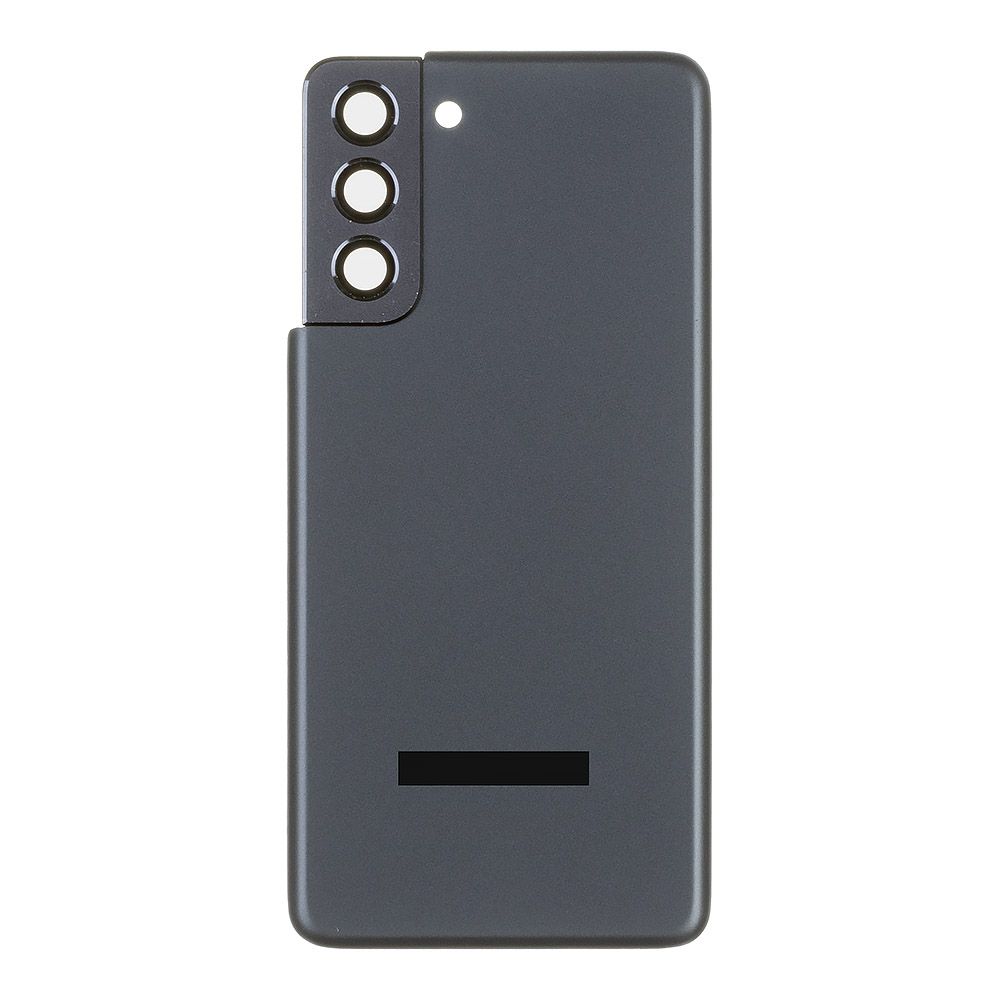 Задняя крышка для Samsung Galaxy S21 SM-G991B со стеклом камеры (серый)