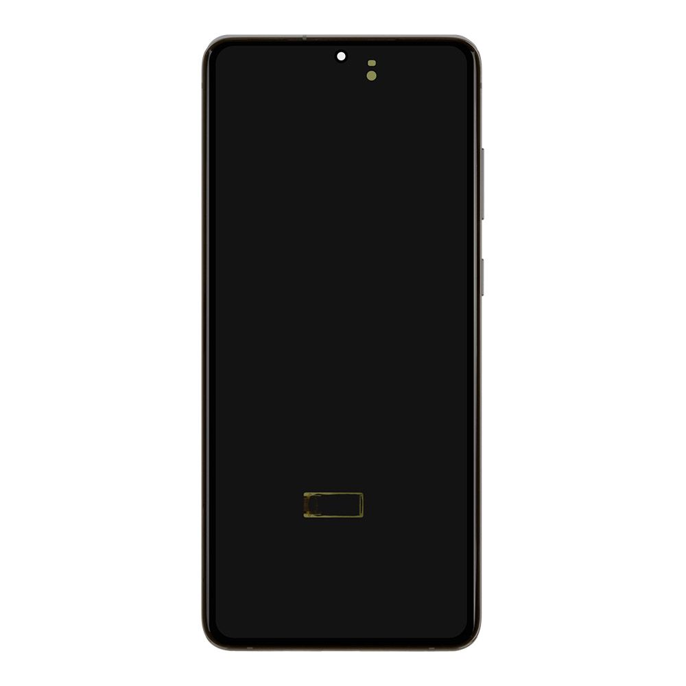 LCD дисплей для Samsung Galaxy S20 Plus SM-G985 GH82-22145E в рамке (серый) 100% OR