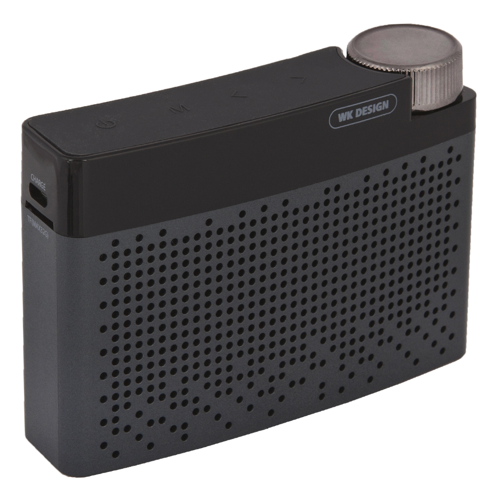 Bluetooth колонка WK SP330 BT 4.0, 3W, MicroSD/FM (серая)