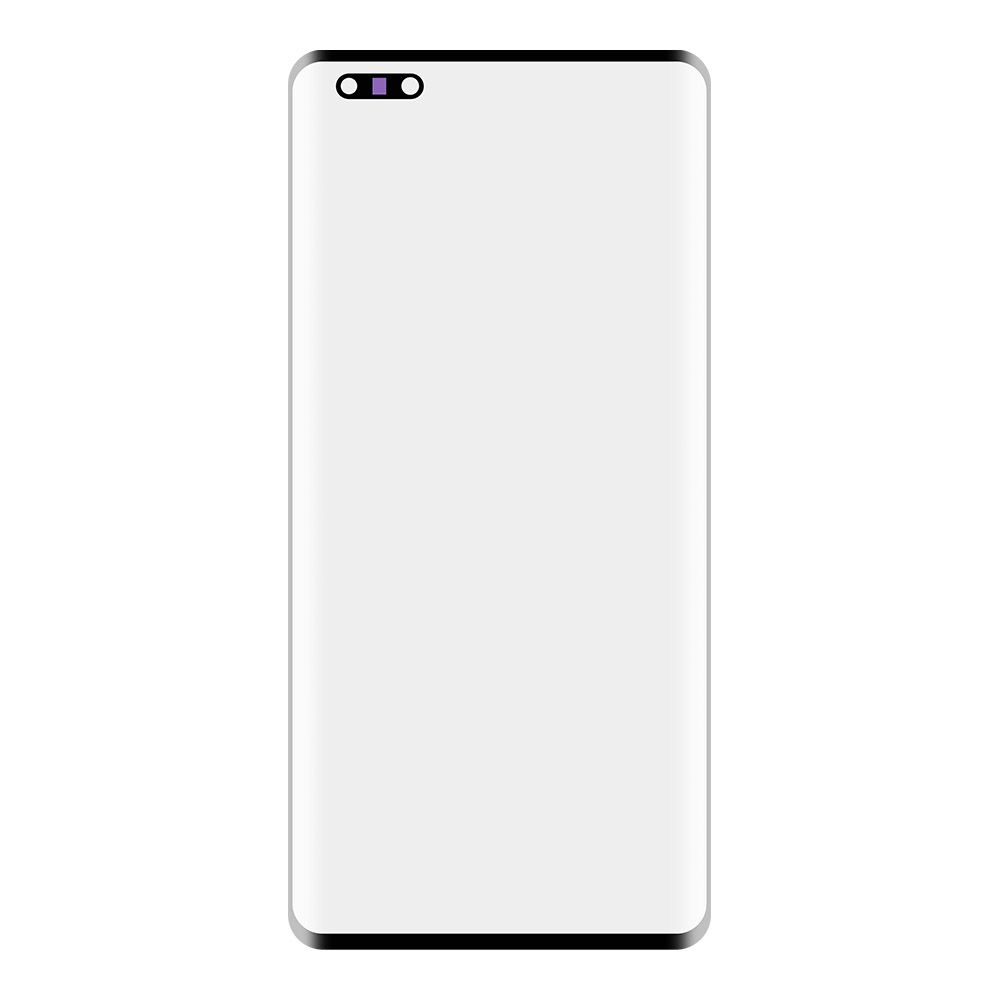 Стекло + OCA плёнка для переклейки Huawei Mate 40 Pro (NOH-NX9) (черный)