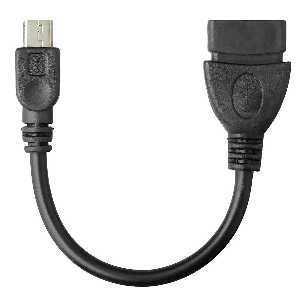 OTG адаптер USB-microUSB (черный/европакет)