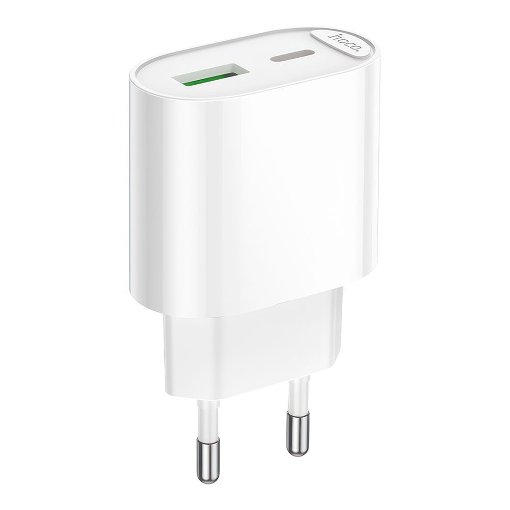 СЗУ HOCO C109A Fighter 1xUSB, 1xUSB-C, 3А, PD20W, QC3.0 (белый)
