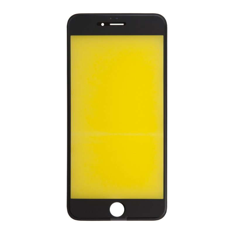 Стекло в сборе с рамкой для iPhone 6 Plus (черный)