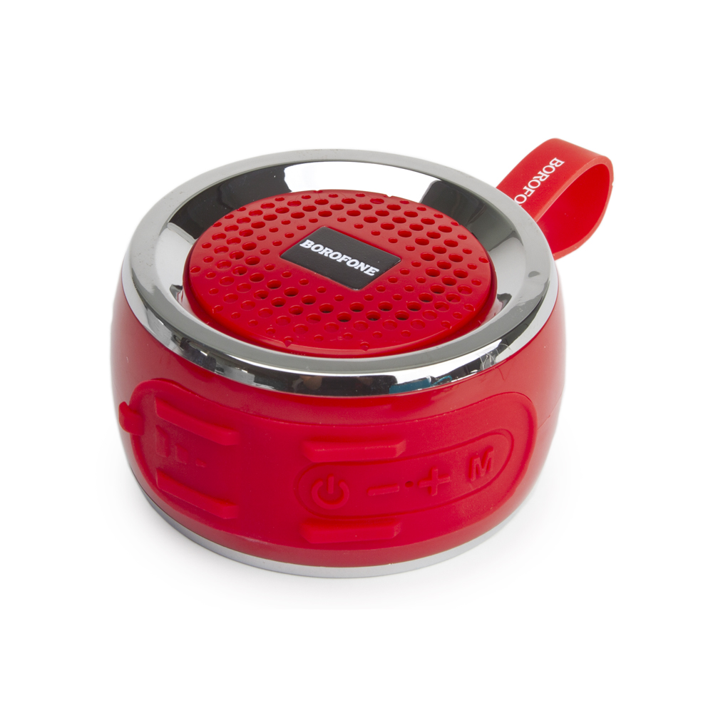 Bluetooth колонка BOROFONE BR2 Aurora Sports BT 5.0, 3W, microSD/USB/FM (красный)