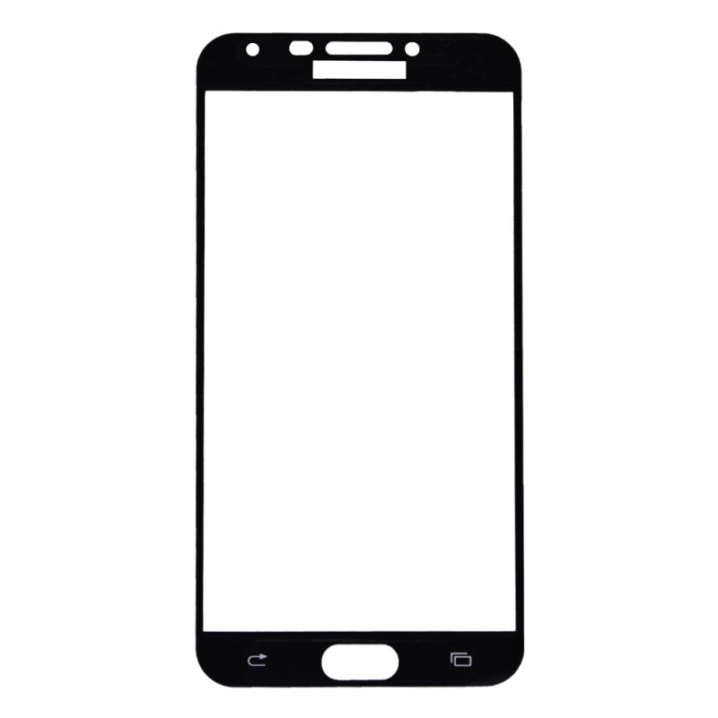 Защитное стекло "LP" для Samsung Galaxy J4 Thin Frame Full Glue с рамкой 0,33 мм 2,5D 9H (черное)
