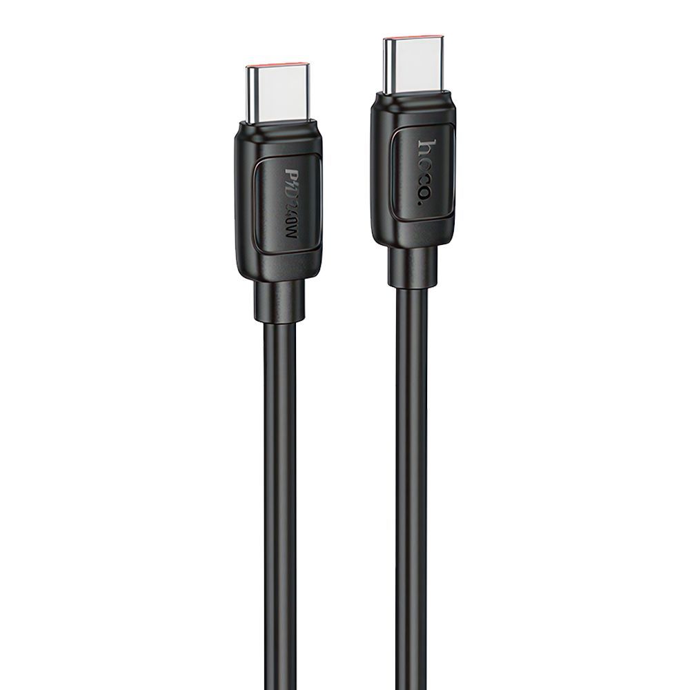 USB-C кабель HOCO X115 Surpass Type-C, PD240W, 1м, PVC (черный)