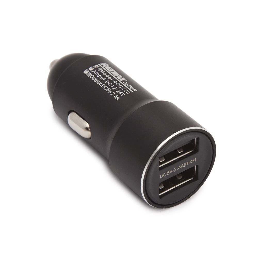 АЗУ REMAX Rechan RCC220 2xUSB, 2.4А (черный)