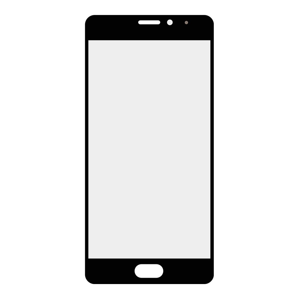 Стекло + OCA пленка для переклейки Meizu Pro 7 Plus (черный)