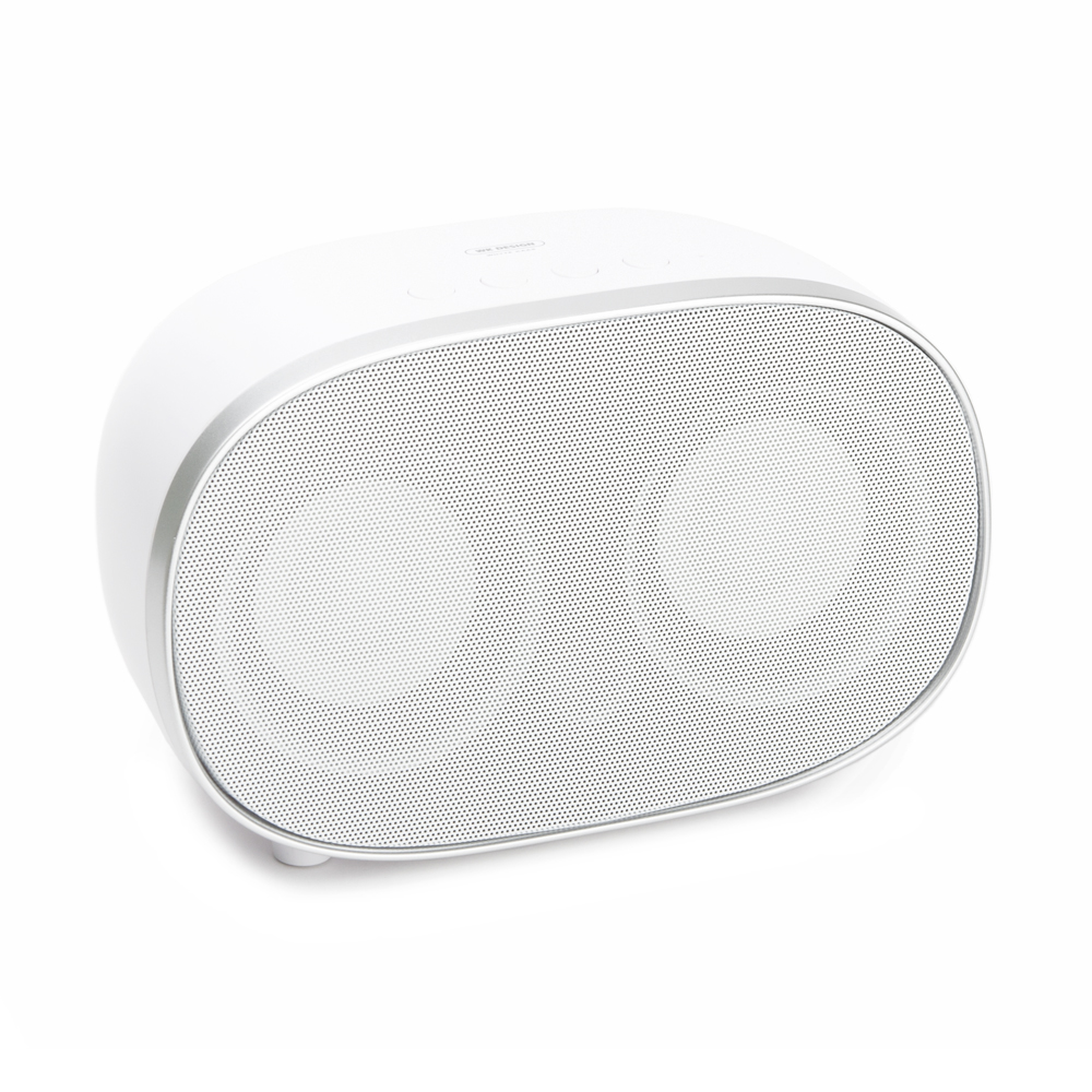 Bluetooth колонка WK ST600 BT 5.0, 2x5W, AUX, LED светомузыка (белая)