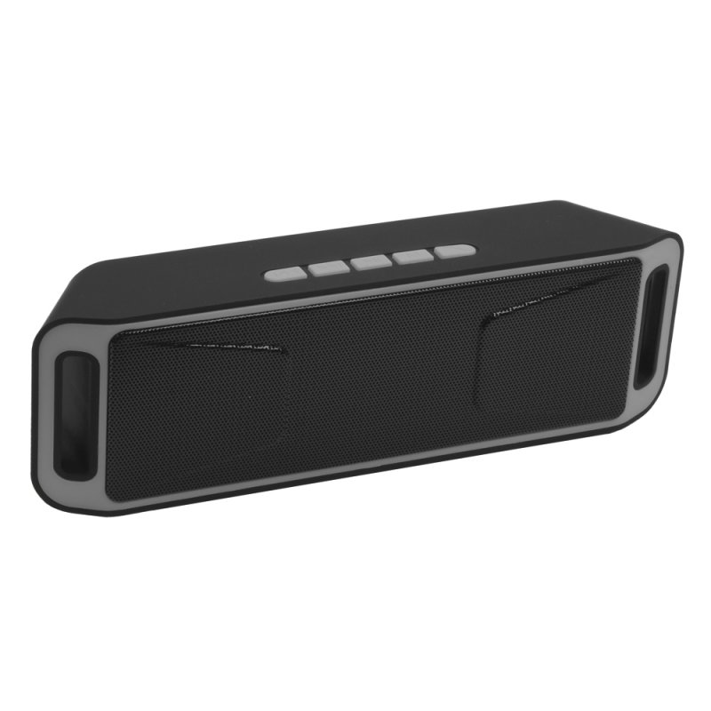 Колонка беспроводная Bluetooth "S208" MicroSD/USB/AUX (черная/коробка)