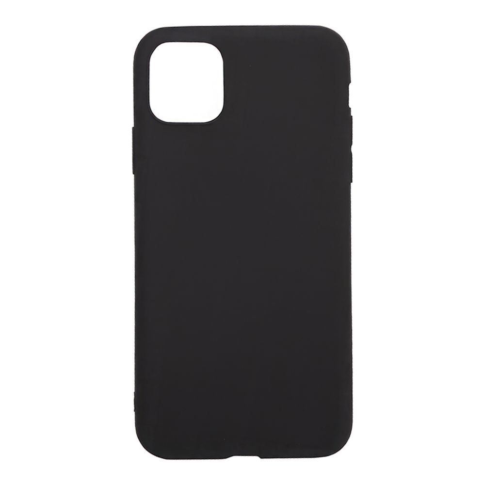 Силиконовый чехол "LP" для iPhone 11 Pro Max TPU (черный непрозрачный) коробка