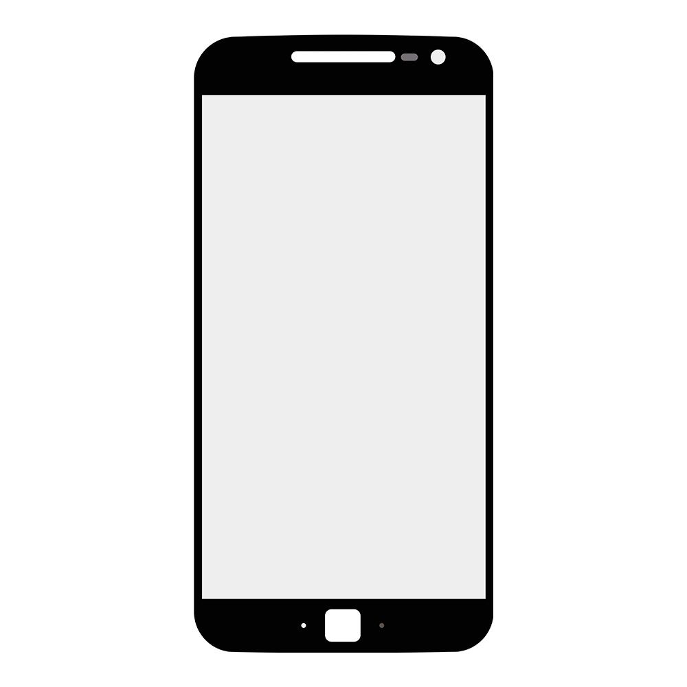 Стекло для переклейки Motorola Moto G4 Plus (черный)