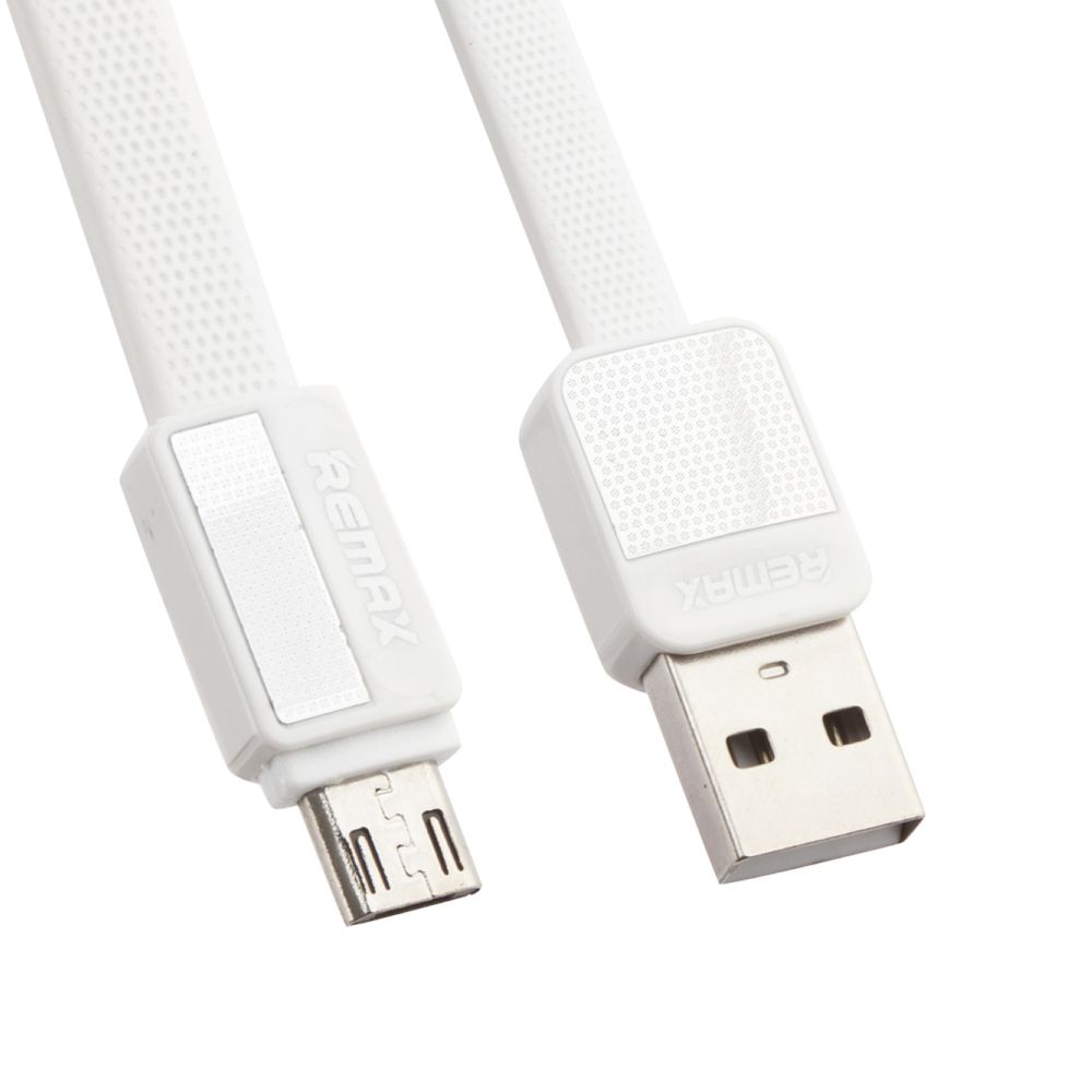 USB кабель REMAX RC-044m Platinum MicroUSB, 1м, TPE (белый)