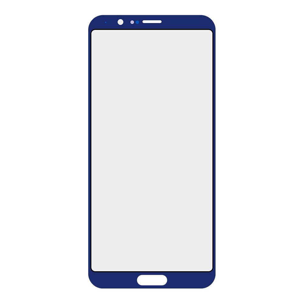 Стекло для переклейки Huawei Honor View 10 (V10) (синий)