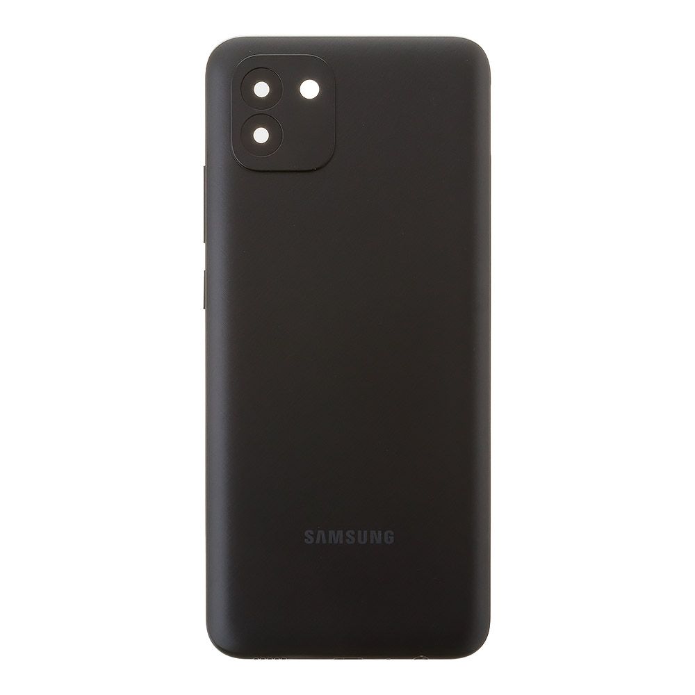 Задняя крышка для Samsung Galaxy A03 SM-A035 (черный)