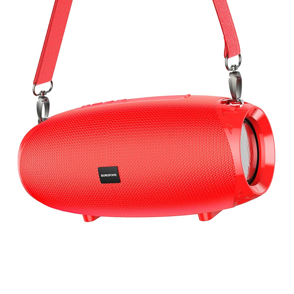 Bluetooth колонка BOROFONE BR12 Amplio Sports TWS BT 5.0, 5Wх2, AUX/microSD/USB/FM (красный)
