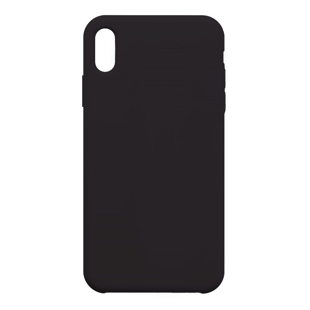 Силиконовый чехол для iPhone Xs Max "Silicone Case" (черный, блистер) 18