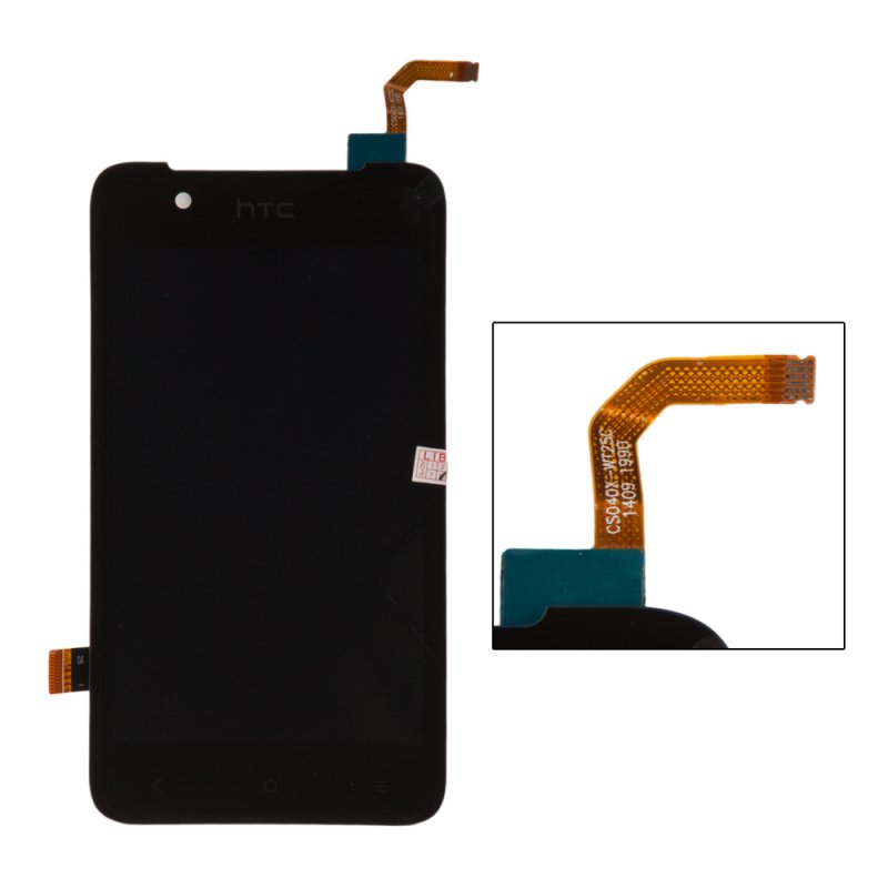LCD дисплей для HTC Desire 210 с тачскрином, 1-я категория (черный)