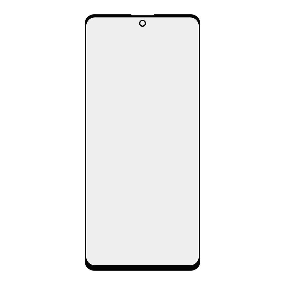 Стекло + OCA плёнка для переклейки Samsung SM-N770F Galaxy Note 10 lite (черный)