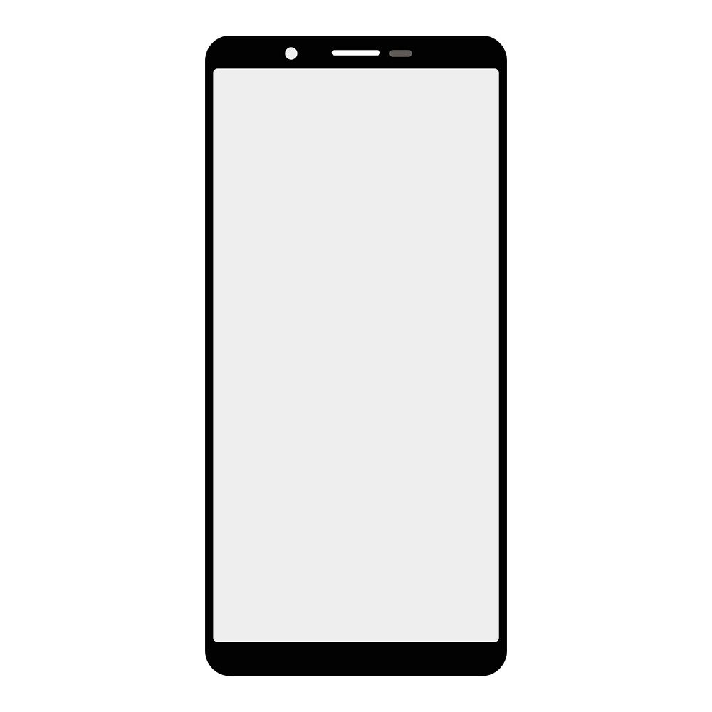 Стекло + OCA пленка для переклейки Vivo Y71 (черный)