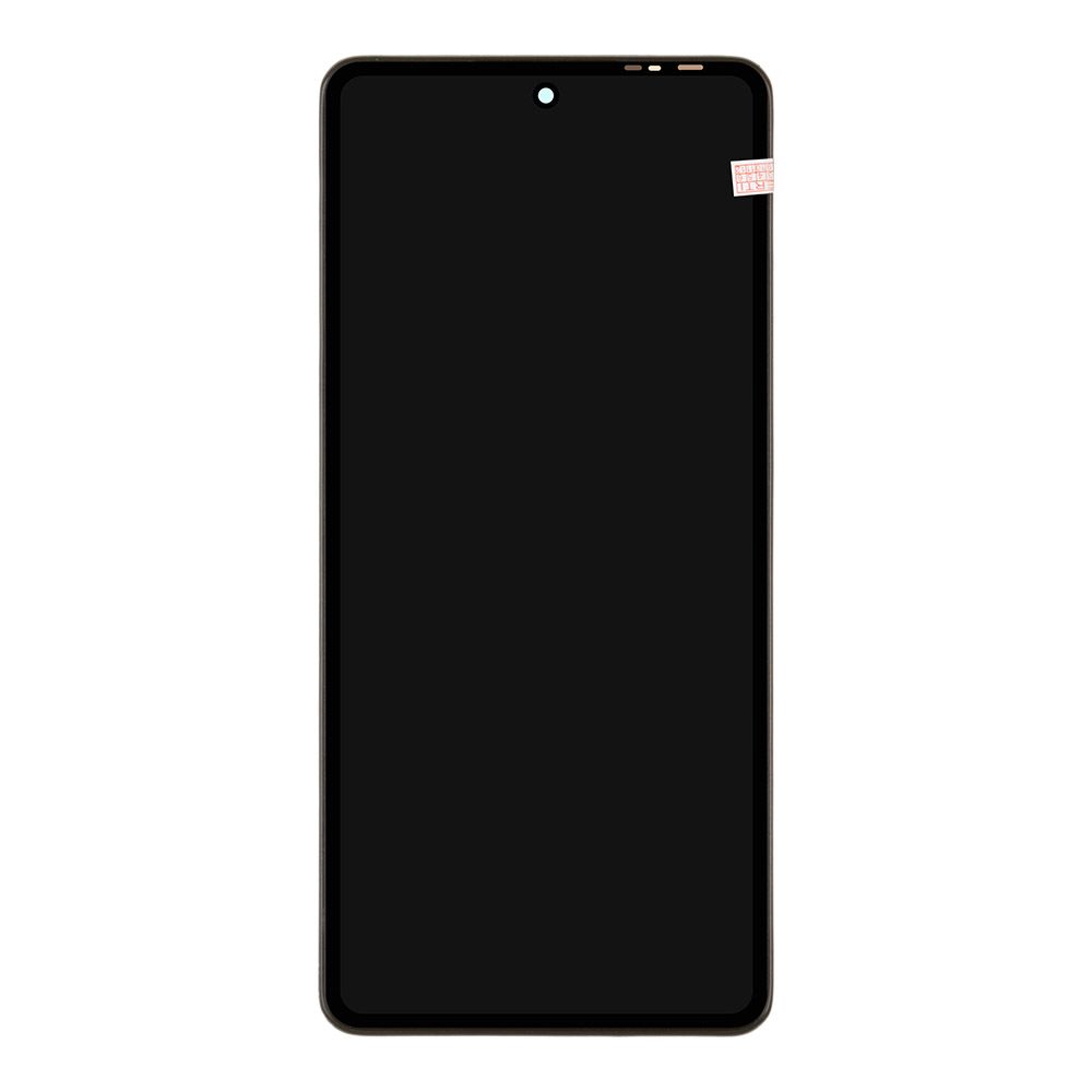 LCD дисплей для Infinix Note 30 Pro (X678B) с тачскрином в рамке (черный) OR LCD