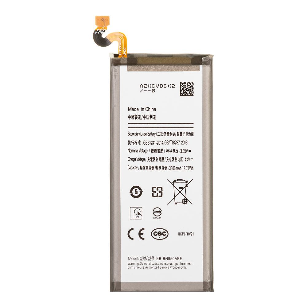 Аккумулятор (АКБ) Samsung (EB-BN950ABE) Galaxy Note 8 SM-N950 Li3300 100% Filling Capacity