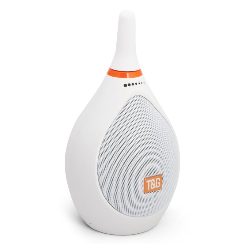 Колонка беспроводная Bluetooth T&G Bowling ZL05 (белая)