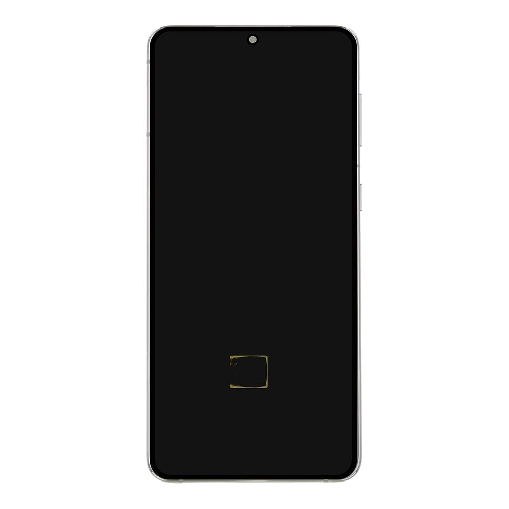 LCD дисплей для Samsung Galaxy S21 Plus SM-G996 GH82-27267 в рамке (серебро) 100% OR SP