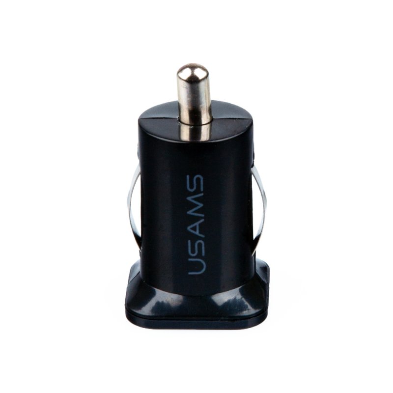 АЗУ "USAMS" 3.1 А с двумя USB выходами черная (коробка)