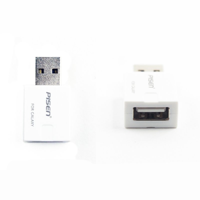 Адаптер PISEN USB на USB (белый/европакет)