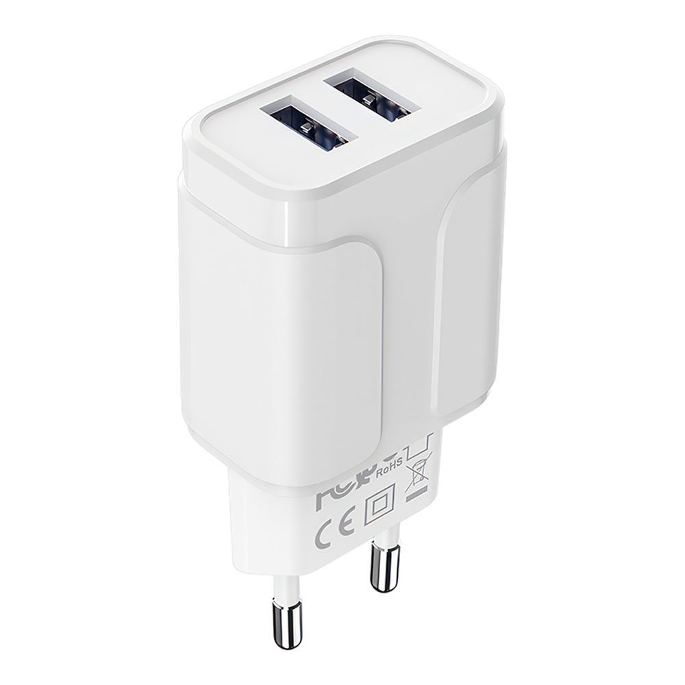 СЗУ BOROFONE BA37A Speedy 2xUSB, 2.4А (белый)