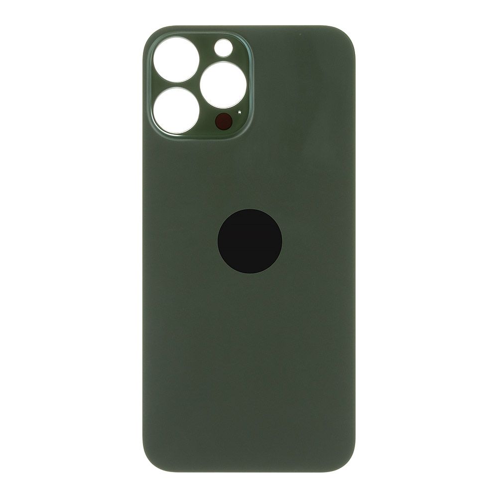 Задняя крышка для iPhone 13 Pro Max (зеленый) с логотипом, монолит