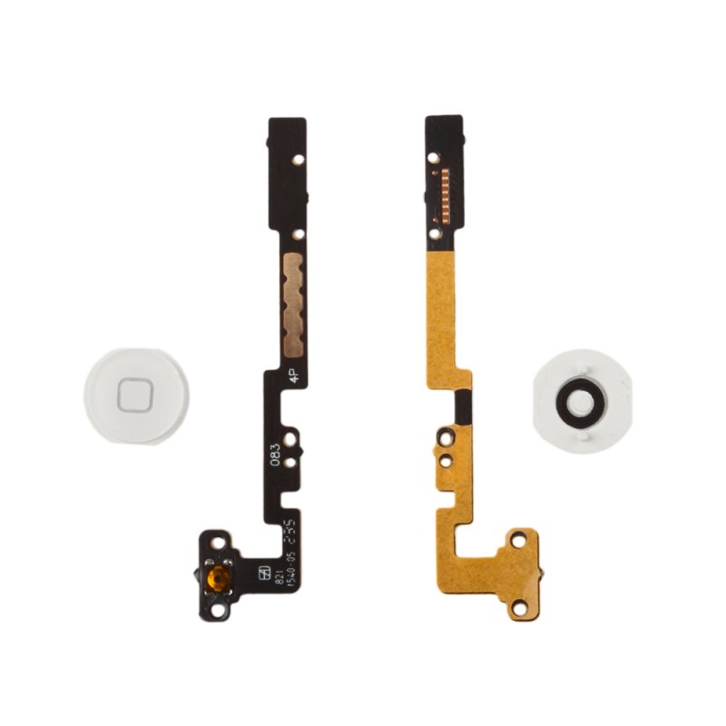 Шлейф/FLC iPad mini 2 (кнопки Home) белый