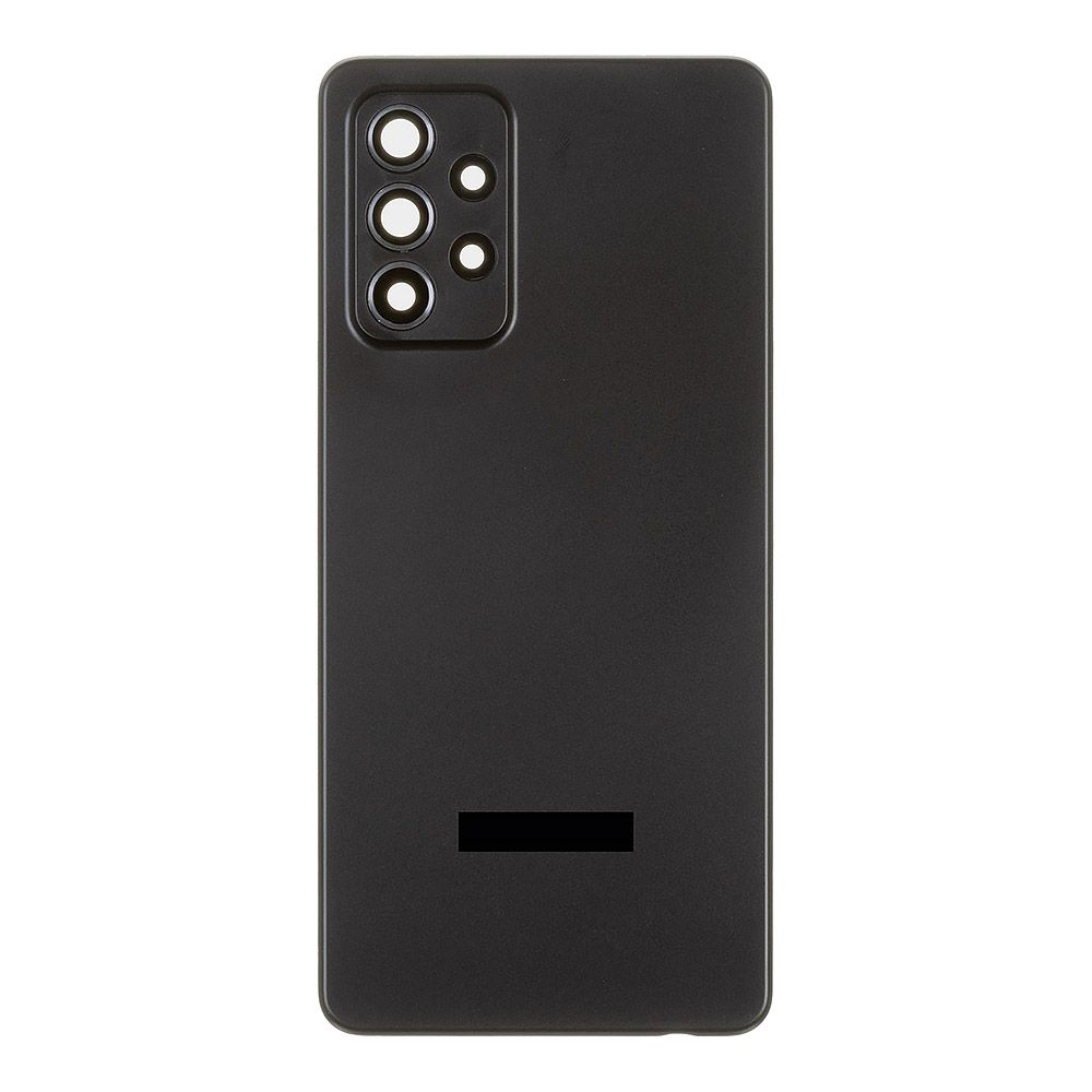 Задняя крышка для Samsung Galaxy A52/A52 5G/A52s 5G SM-A525F/A526B/A528B со стеклом камеры (черный)