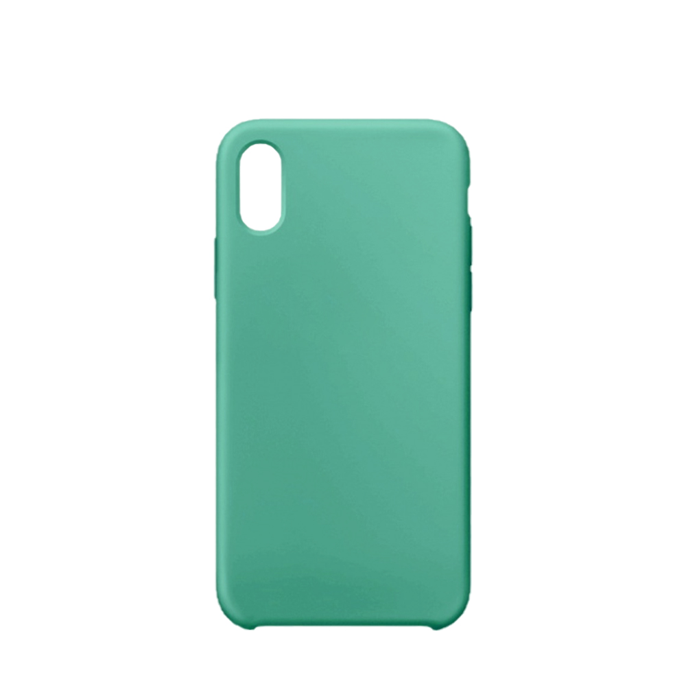 Силиконовый чехол для iPhone Xs Max "Silicone Case" (тиффани, блистер) 50