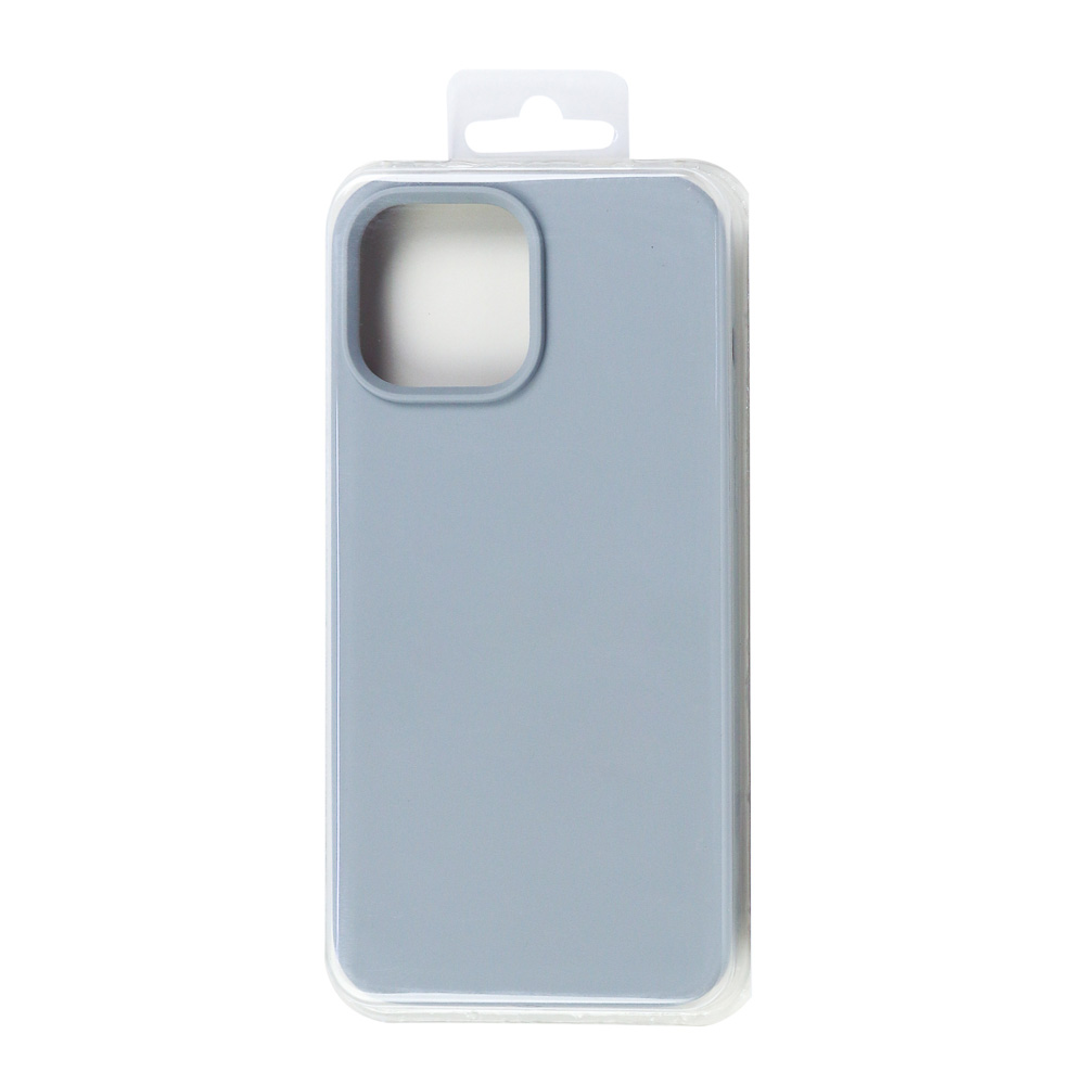 Силиконовый чехол для iPhone 13 Pro Max "Silicone Case" (серый)